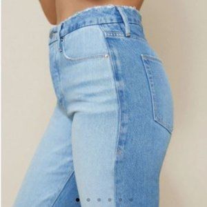 Good American - Good Boy Two-Tone - Size 6/28 - Color: Blue455